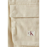 Calvin Klein Pantalone Tinta Unita con Elastico In Vita per Bambino IB0IB02502 BEIGE CALVIN KLEIN 