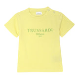 Trussardi T-Shirt Girocollo Tinta Unita con Stampa per Neonato TIP250111TS GIALLO TRUSSARDI 