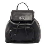 TWINSET zaino tinta unita in ecopelle Nero per Bambina 242GJ8022 NERO TWINSET 