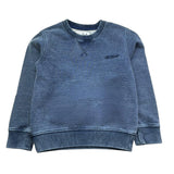 Saint Barth Felpa Girocollo Tinta Unita con Logo per Bambino 00490LL BLU SAINT BARTH 