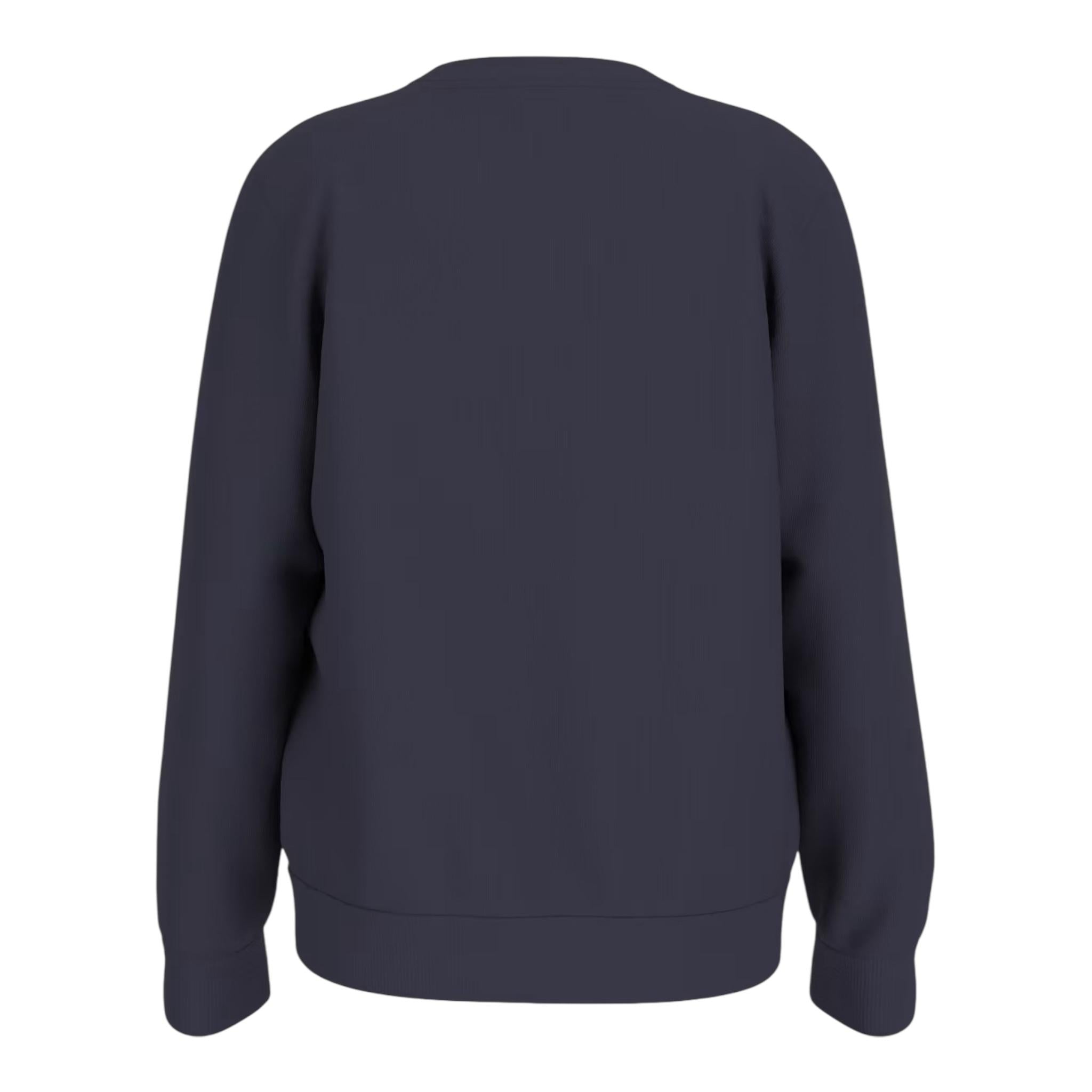 GUESS felpa chiusa girocollo tinta unita con stampa logo Blu per Bambino L73Q09KAUG0 BLU GUESS 
