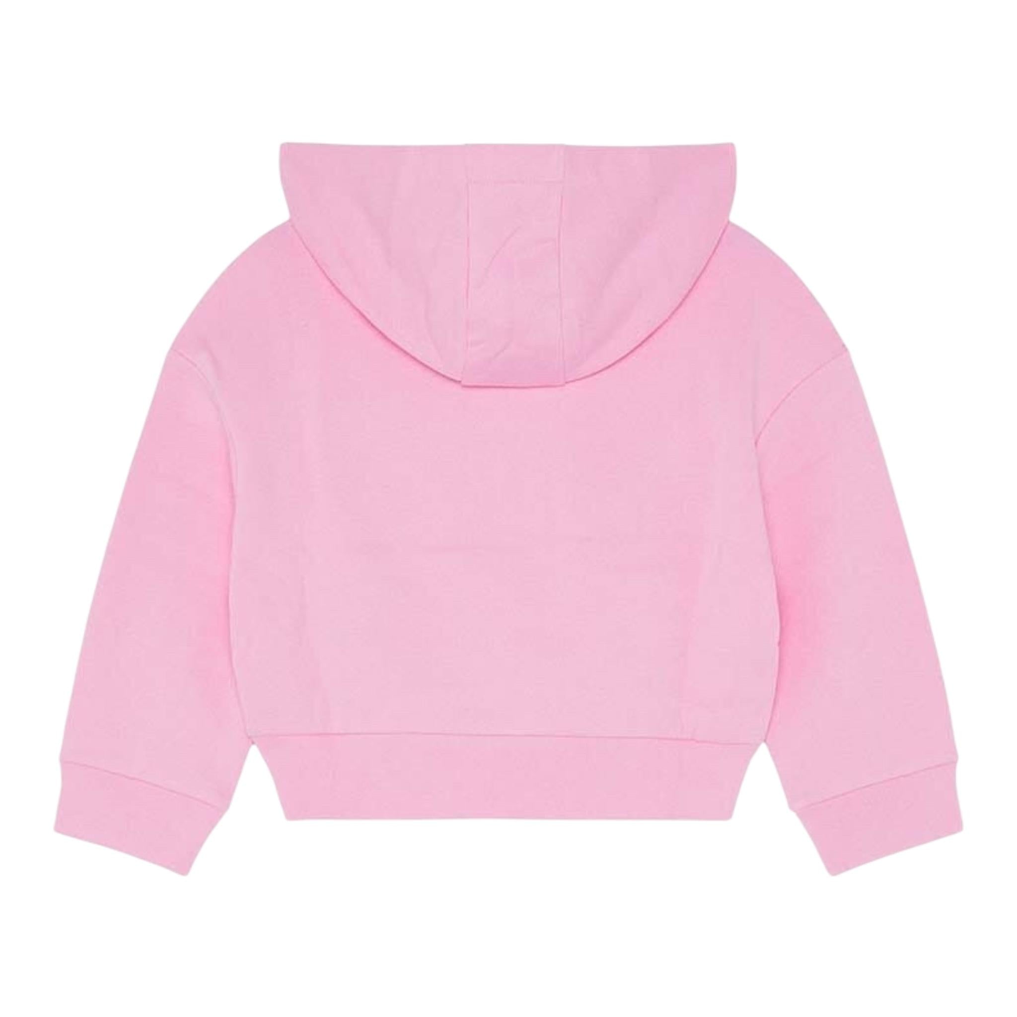 PATRIZIA PEPE felpa tinta unita con cappuccio e logo Rosa per Bambina 7M0857X ROSA PATRIZIA PEPE 