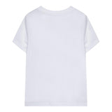 Moschino T-Shirt Girocollo Tinta Unita con Orso per Neonato MUM04AXX BIANCO MOSCHINO 