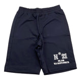 N°21 Bermuda Trainingsanzug Einfarbig Mit Kontrastdruck Blau Für Jungen