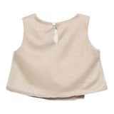 Abel & Lula Camicia Giromanica Tinta Unita per Bambina 5149 ORO ABEL & LULA 