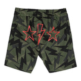 Neil Barrett Bermuda Print Fantasy mit elastischer Taille Grün für Jungen
