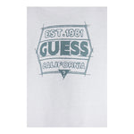 Guess T-Shirt Girocollo Tinta Unita con Stampa per Neonato N5RI25K8HM4N BIANCO GUESS 