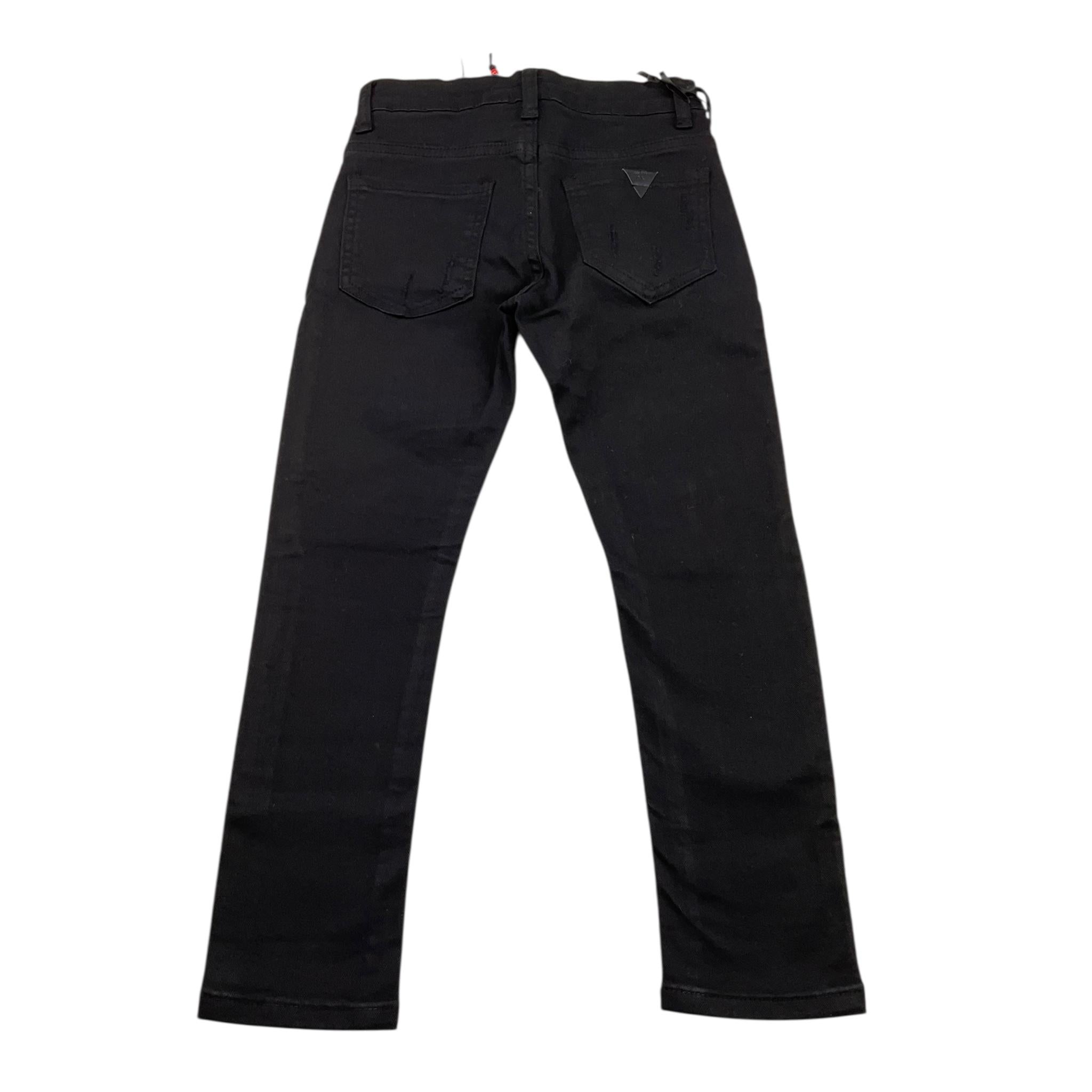 DANIELE ALESSANDRINI jeans tinta unita con girovita regolabile Nero per Bambino GHURHR NERO DANIELE ALESSANDRINI 