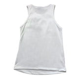 Disclaimer Einfarbiges Tanktop mit Rundhalsausschnitt und weißem Aufdruck für Mädchen
