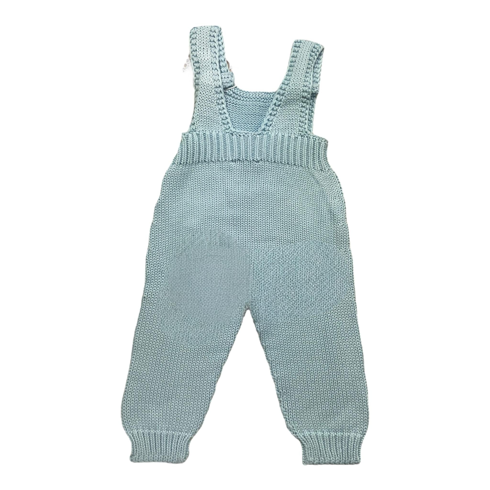 WEDOBLE salopette tinta unita con bottoni Azzurro per Neonato V2110310C AZZURRO WEDOBLE 