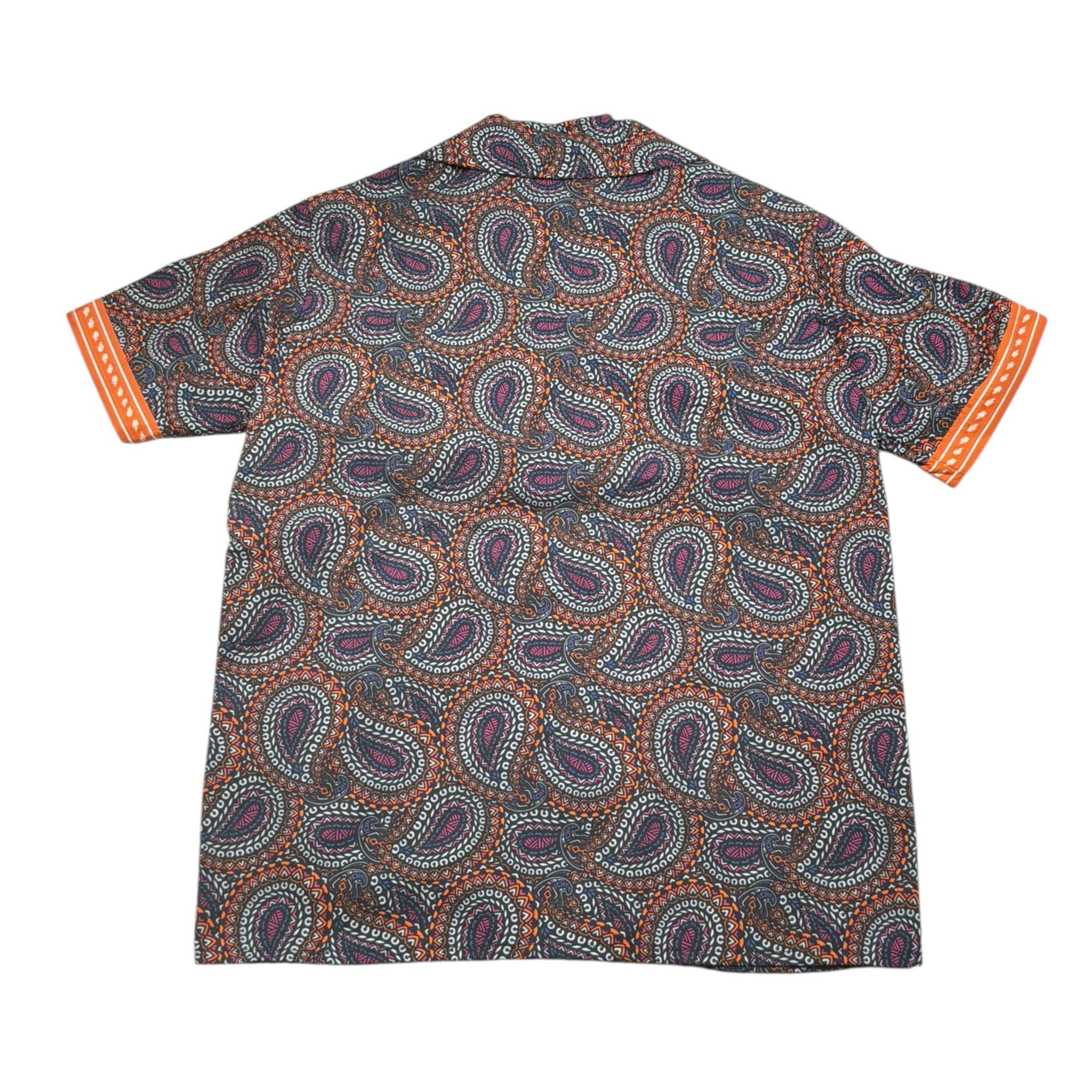 4Giveness Camicia Mezza Manica Tinta Unita con Fantasia per Bambino FGCB4076 NERO 4GIVENESS 