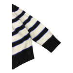 NEVER TOO maglia girocollo bicolore con fantasia a righe Bianco/nero per Bambino NT2074R BIANCO/NERO NEVER TOO 