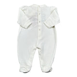 Elisabetta Franchi Tutina Tinta Unita con Stampa per Neonata ENTU105 BIANCO ELISABETTA FRANCHI 