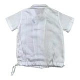 Le Bebe‘ schlichtes weißes Halbarm-Shirt für Neugeborene