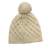 MOSCHINO cappello tinta unita con pn pon Panna per Neonato MUX05J PANNA MOSCHINO 