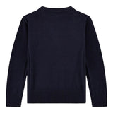 GUESS maglia girocollo tinta unita cn logo Blu per Bambino L0YR03Z2VV0 BLU GUESS 