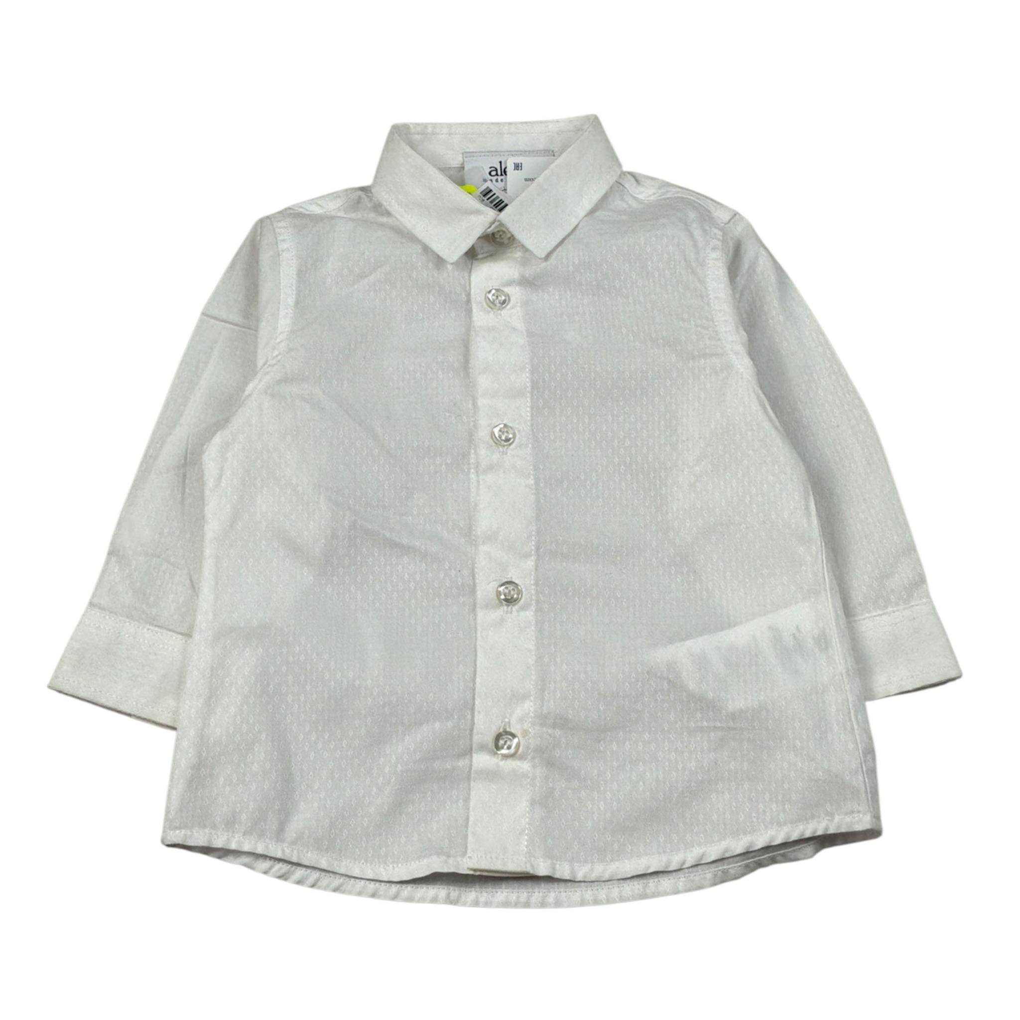 Aletta camicia tinta unita per Neonato MG000421 PANNA ALETTA 