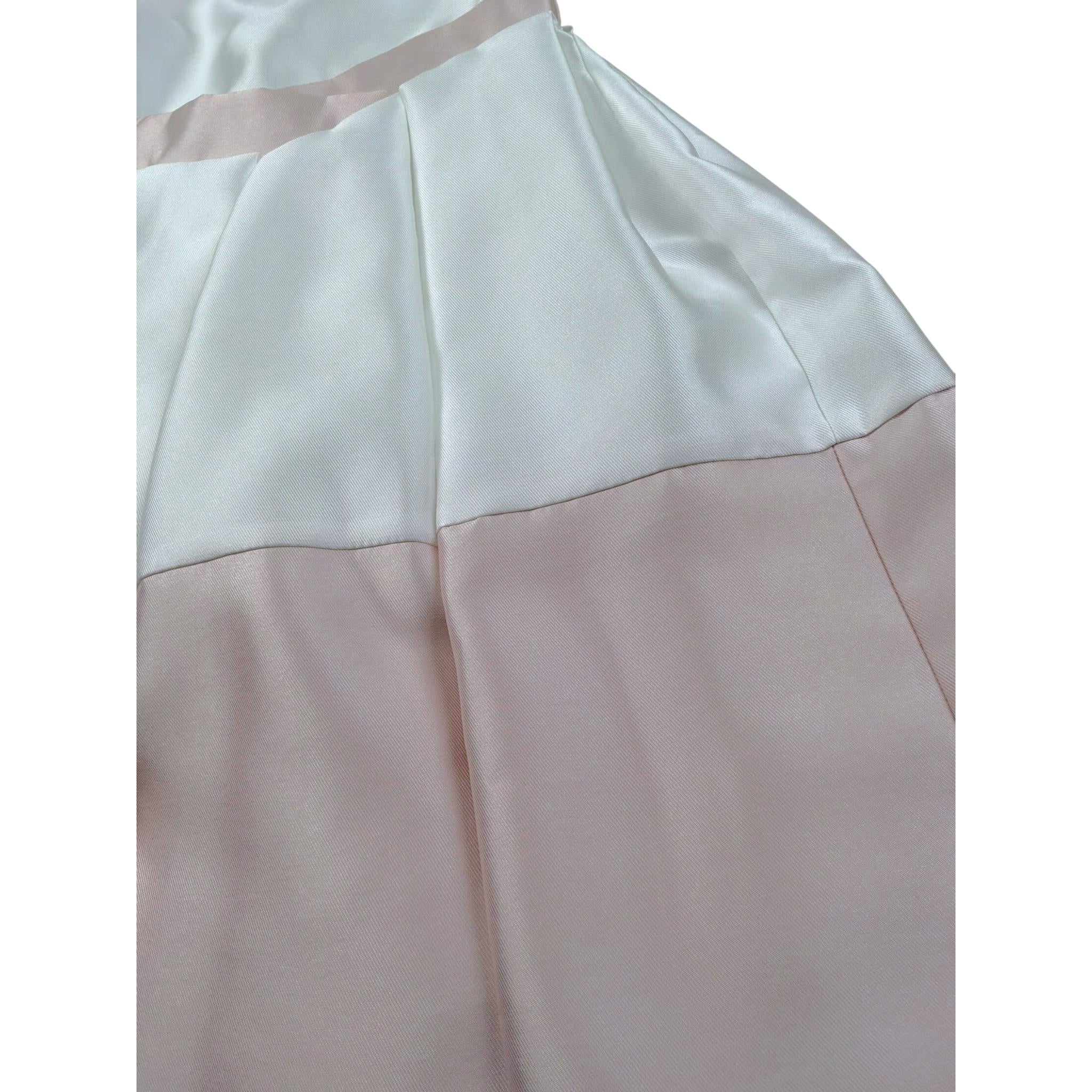 Isabel Abito Cerimonia Bicolore Giromanica per Bambina 24C338B BIANCO/ROSA ISABEL 