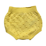 Wedoble Schlichte Culotte mit gelber Stickerei für Baby Mädchen