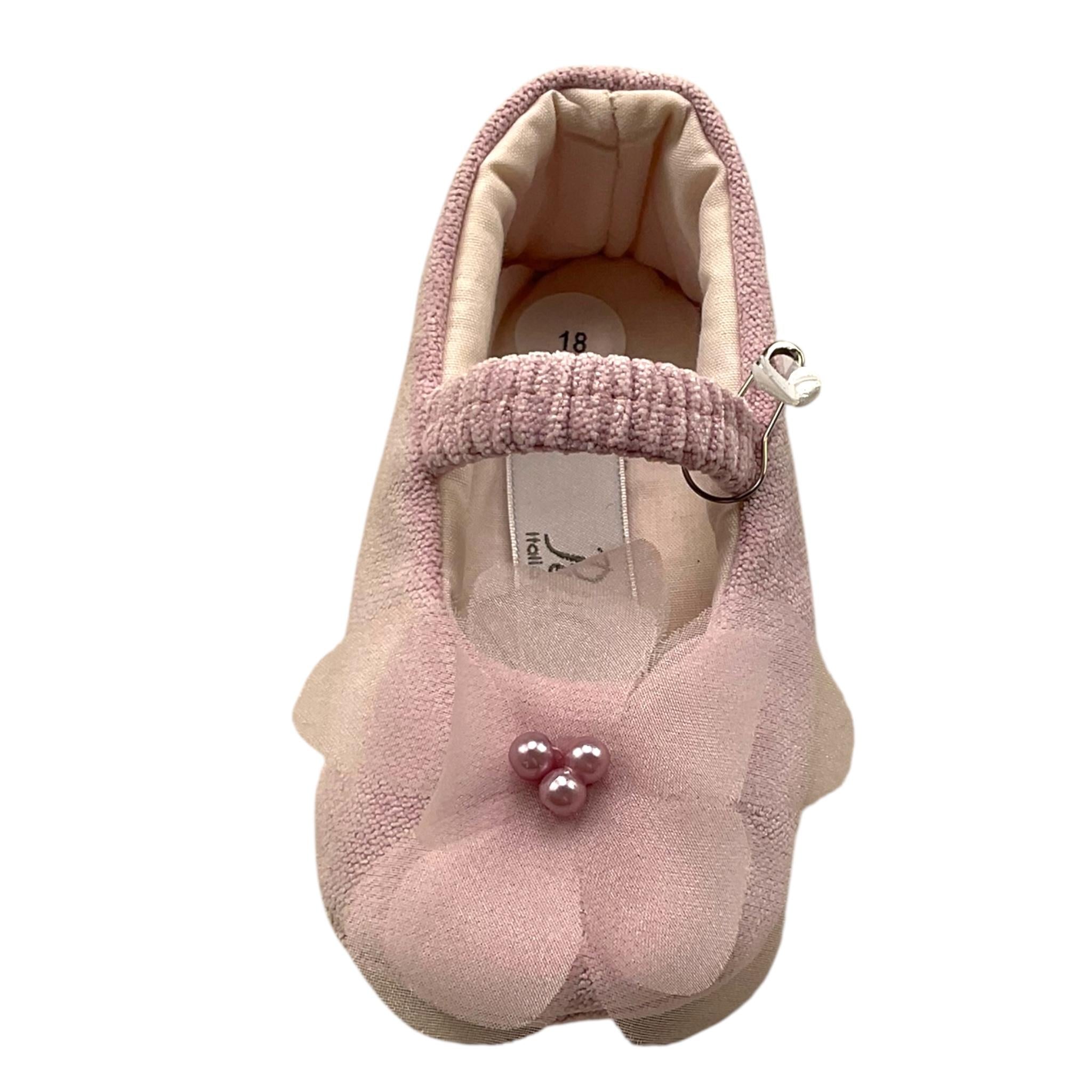 PETIT ballerina tinta unita con tulle Rosa per Neonata S0114643 ROSA PETIT 