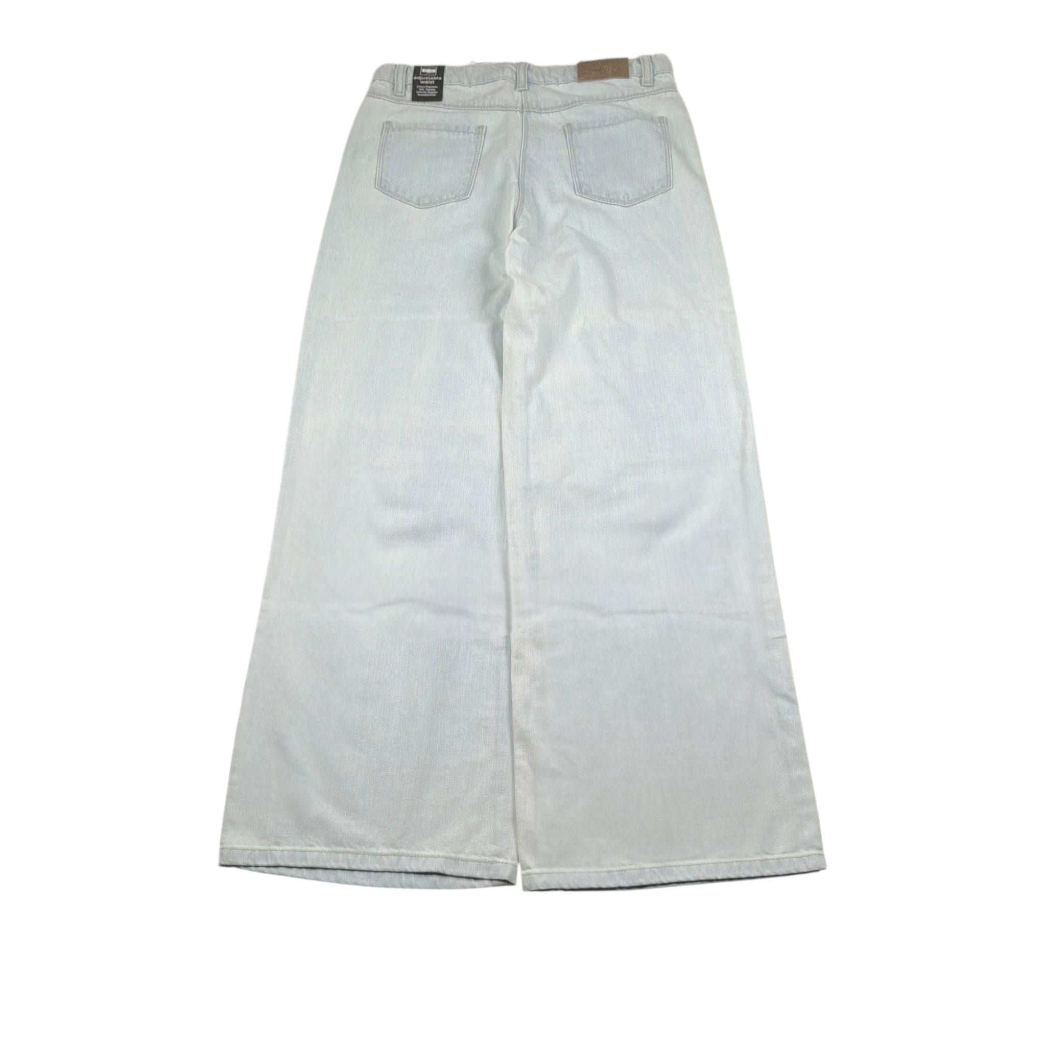 Sarabanda Jeans Tinta Unita con Girovita Regolabile per Bambina 0B539 AZZURRO SARABANDA 