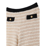 Balmain Short tinta unita con Profili In Contrasto Beige per Bambina BU6A49 BEIGE BALMAIN 