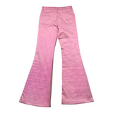 Guess Einfarbige Schlaghose mit verstellbarer Taille Rosa für Mädchen