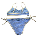 Saint Barth Costume 2 Pezzi Fascia-Mutandina per Bambina VELVET AZZURRO SAINT BARTH 