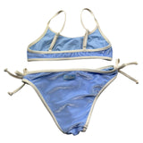 Saint Barth Costume 2 Pezzi Fascia-Mutandina per Bambina VELVET AZZURRO SAINT BARTH 