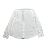 Antony Morato Camicia Tinta Unita con Fantasia Manica Lunga per Bambino SL00285 BIANCO ANTONY MORATO 