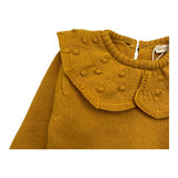 WEDOBLE maglia girocollo tinta unita con ricami Giallo per Neonata I2407301 GIALLO WEDOBLE 