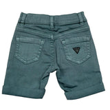 Guess Bermuda Tinta Unita con Girovita Regolabile per Neonato N1RD03WE620X VERDE GUESS 