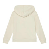 Calvin Klein Felpa Tinta Unita con Cappuccio E Stampa per Bambino IB0IB02380 PANNA CALVIN KLEIN 