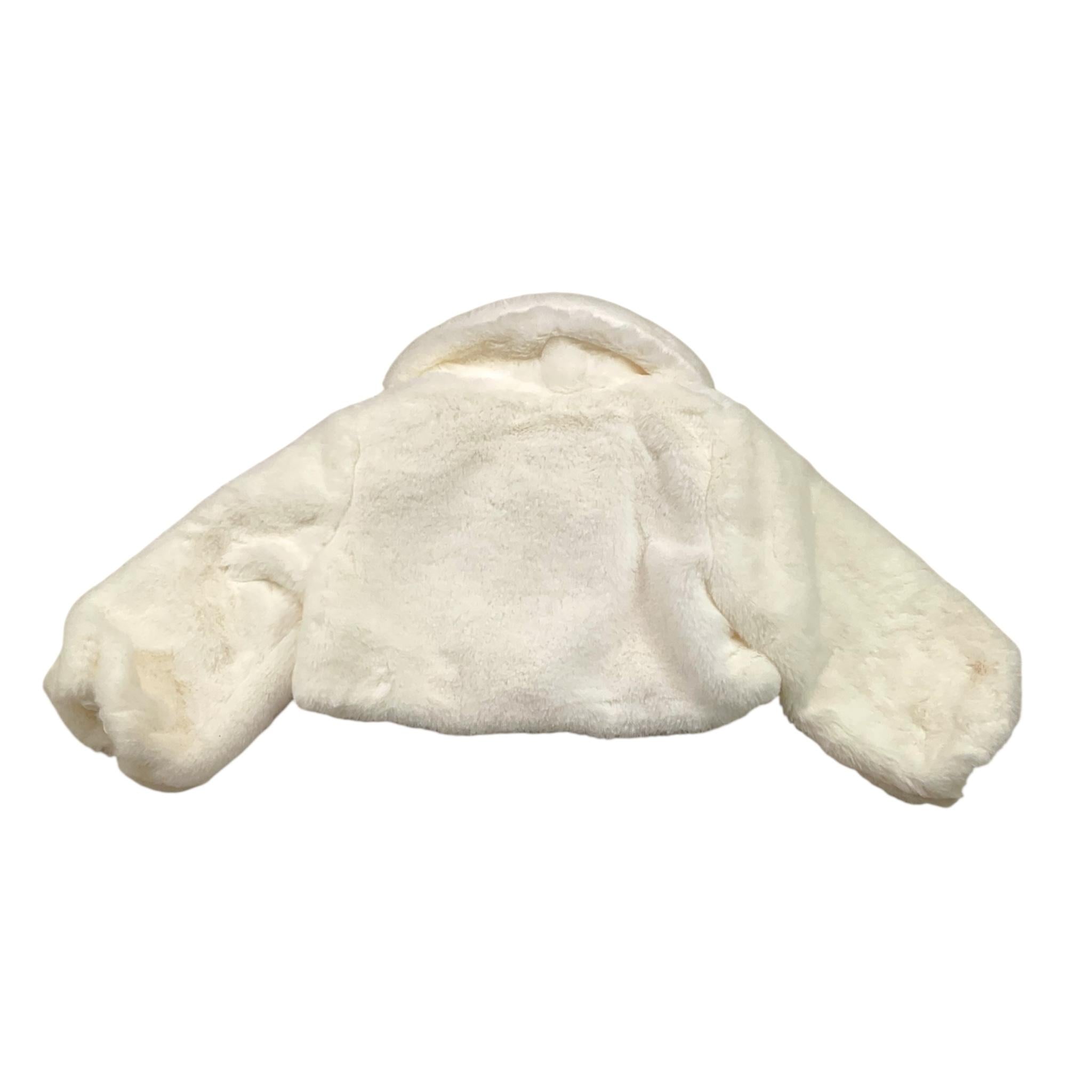 LALALU' giacca tinta unita in pelliccia Bianco per Neonata GIL009NX BIANCO LALALU' 