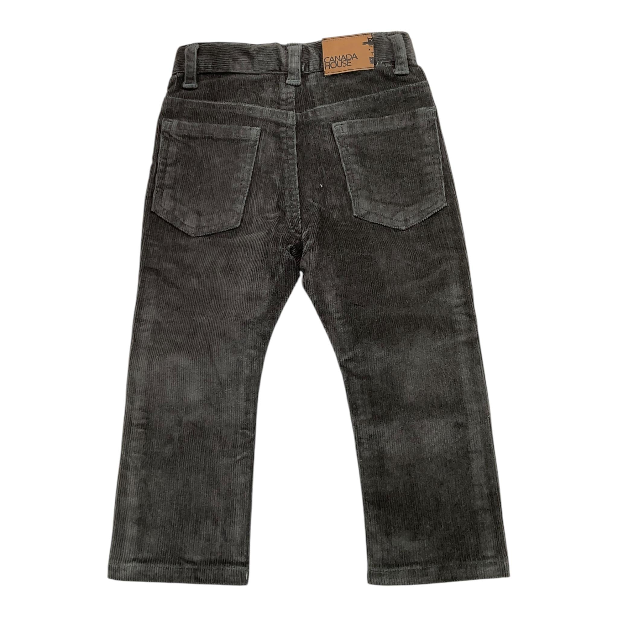 CANADA HOUSE pantalone tinta unita con girovita regolabile Nero per Neonato 24456230 NERO CANADA HOUSE 