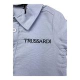 TRUSSARDI camicia manica lunga tinta unita con stampa Azzurro per Bambino TIA24066CAJ AZZURRO TRUSSARDI 