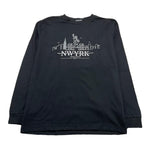 NEVER TOO shirt girocollo tinta unita con stampa Nero per Bambino NT2101R NERO NEVER TOO 