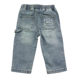 Daniele Alessandrini Jeans Tinta Unita con Elastico In Vita per Neonato 1295PD00171 AZZURRO DANIELE ALESSANDRINI 