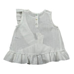 Per Te Top Giromanica tinta unita Bianco per Bambina 33981 BIANCO PER TE 