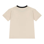 Calvin Klein T-Shirt tinta unita con Profili In Contrasto Beige per Bambino IB0IB02457X BEIGE CALVIN KLEIN 