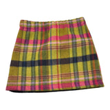 LU LU BY MISS GRANT gonna tinta unita con fantasia a righe Verde per Bambina LL2300 VERDE LU LU BY MISS GRANT 