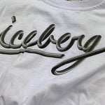 Iceberg T-Shirt Girocollo Tinta Unita con Stampa per Bambina TSICE5159J BIANCO ICEBERG 