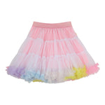 Billieblush Gonna Tinta Unita con Applicazioni Multicolor E Tulle per Bambina U21039 ROSA BillIEBLUSH 