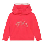 MICHAEL KORS felpa chiusa con cappuccio tinta unita cn brillantini Rosa per Bambina R15211 ROSA MICHAEL KORS 