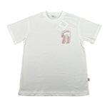 Il Gufo T-Shirt Girocollo Tinta Unita con Ricamo per Bambino P25TS479MF001 BIANCO IL GUFO 