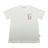 Il Gufo T-Shirt Girocollo Tinta Unita con Ricamo per Bambino P25TS479MF001 BIANCO IL GUFO 