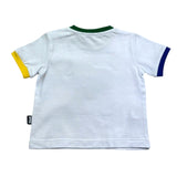 Daniele Alessandrini T-Shirt Girocollo Tinta Unita con Stampa per Neonato 1296M00234NX BIANCO DANIELE ALESSANDRINI 