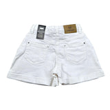 Sarabanda Short Tinta Unita con Girovita Regolabile per Bambina 0B327 BIANCO SARABANDA 