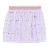 Stella Mccartney Gonna In Tulle Tinta Unita con Brillantini per Neonata TW7B21N LILLA STELLA McCARTNEY 