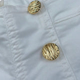 Fun & Fun Short Tinta Unita con Girovita Regolabile per Bambina FNBSO16567 BIANCO FUN & FUN 